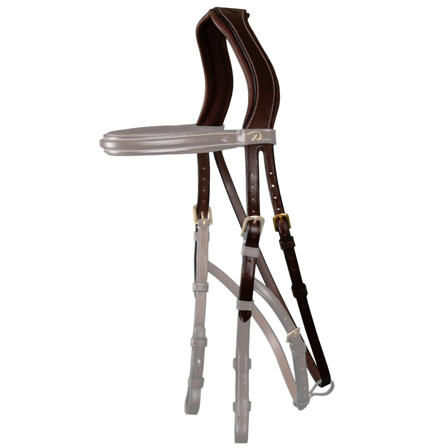 Fairfax Cheek Pieces (pair) - 1/2" For Double Bridle